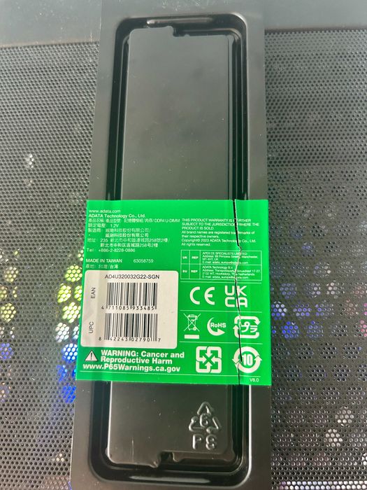 ADATA 3200 DDR4 32GB - не работи