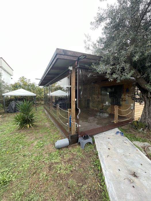 Ветроупорни завеси,тенти,перголи,сенници,винил,кристал.