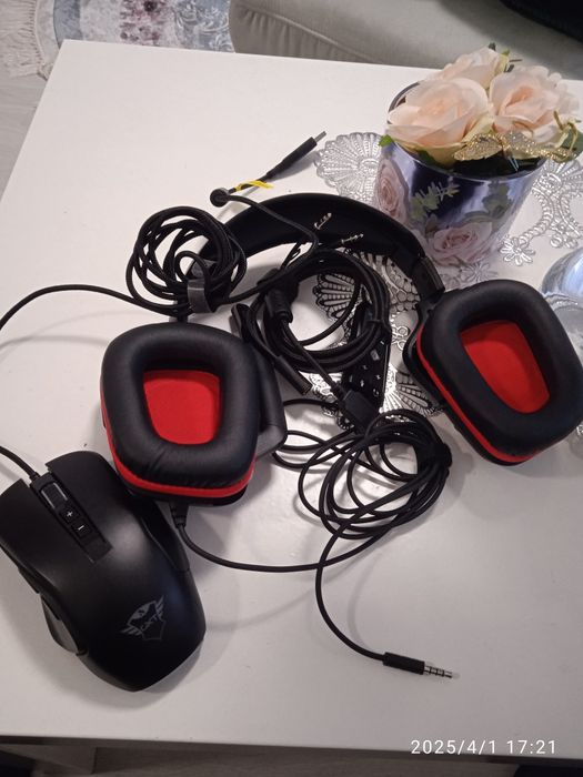 Геимарски слушалкиLogitech G332, и мишкаTrust GXT 970 
Кратко описание