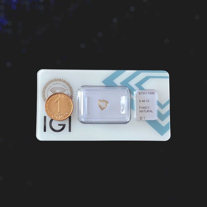 Голям Естествен диамант със Сертифициран IGI – за пръстен или колие