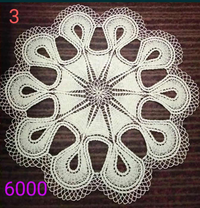 Вязанные салфетки