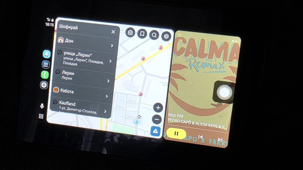 Безжичен дисплей за мотор Car play Android auto