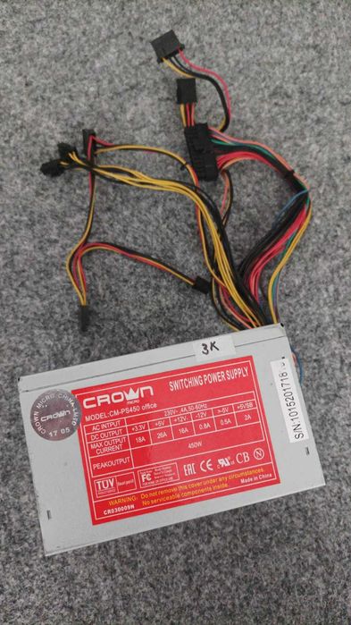Продается блок питания Crown CM-PS450