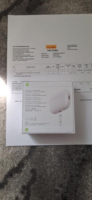 vand airpods pro second genration sigilate negociabil