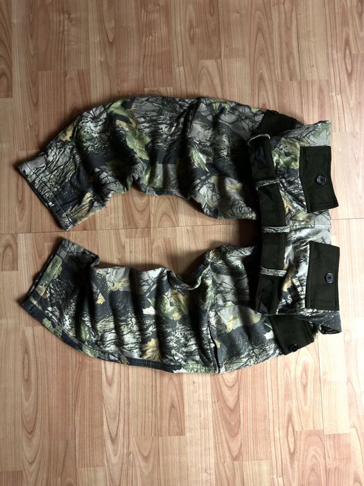 Pantaloni pants trousers cargo softshell tactical HSF camo fleece