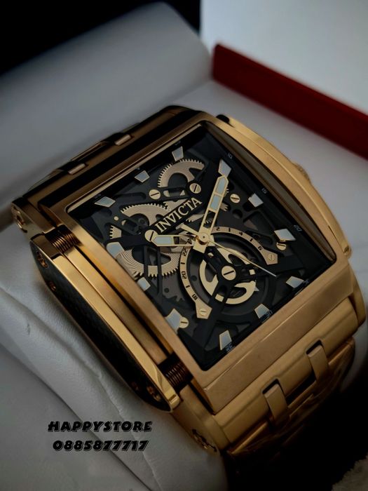 INVICTA Powertrain Gold 47 mm, Инвикта нов мъжки часовник
