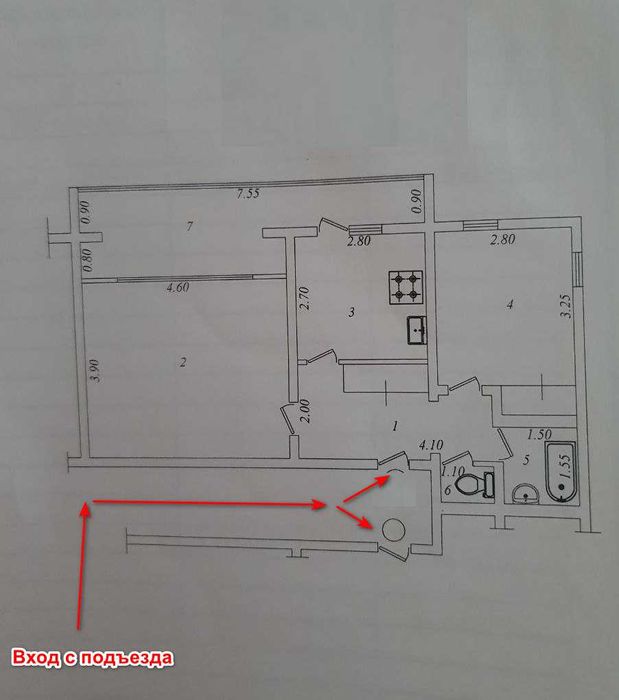 метро Айбек  2/8/9  Garant bank  60м²