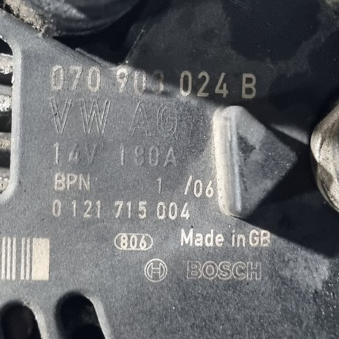 Alternator Volkswagen Touareg 7L 2.5 TDI - 174CP 2461CC BAC (1460) Diesel ...