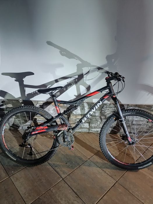 Bicicletă full suspension B'TWIN