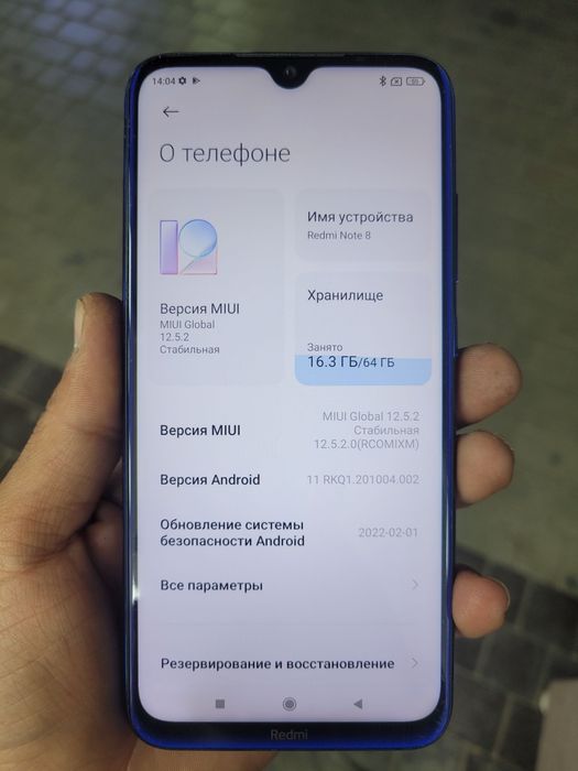 Redmi note 8 4.64 GB