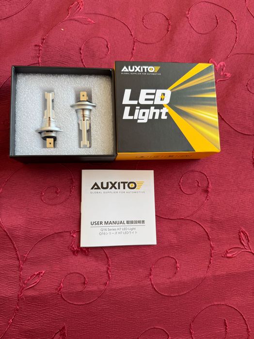 Диодни-LED крушки H7  с вграден вентилатор AUXITO