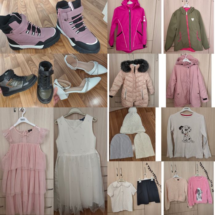 Мега-пакет вещей на девочку (р. 134-156)