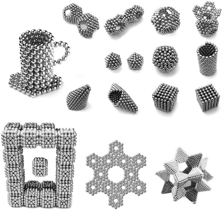 Neocube 216 magneti 5 mm sfere jocul magnetic neodim cadou copii