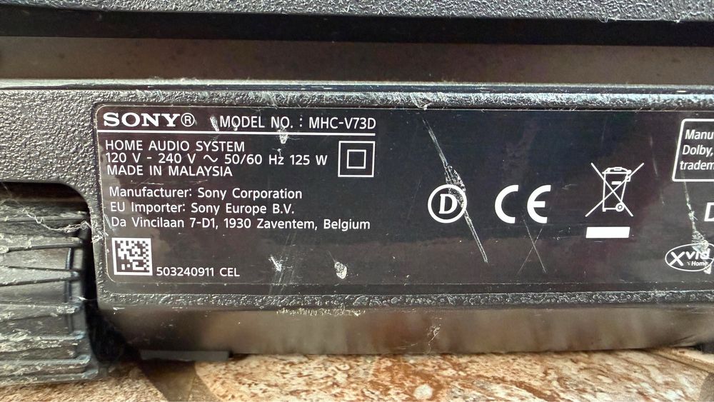 Vand Sistem audio Sony