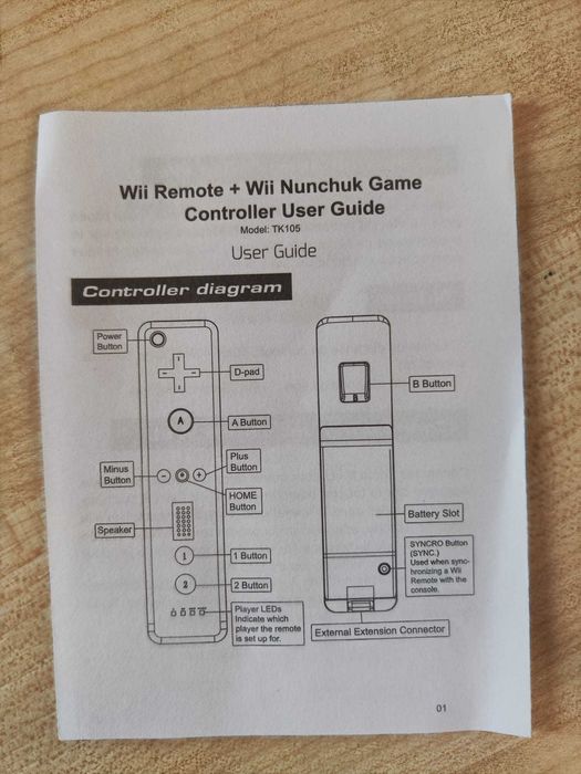 Set 2X Controlere Wii TechKen Plus