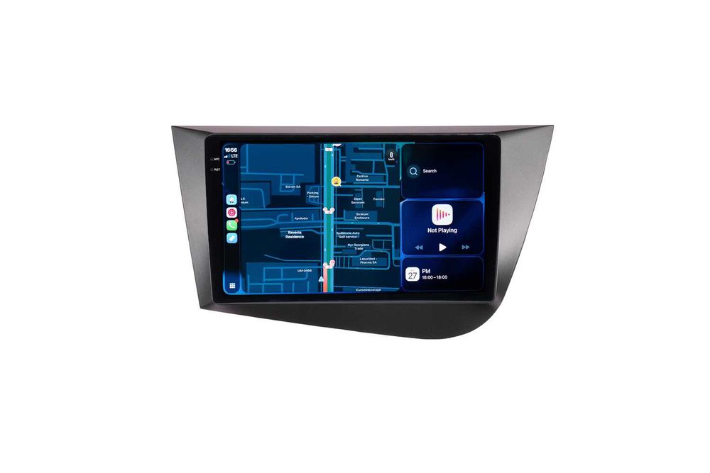 Navigatie Seat Leon MK2 Android 14 , Carplay ,  Android Auto + Camera de marsarier
