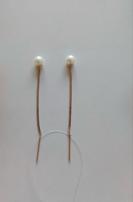 Серьги протяжки 585