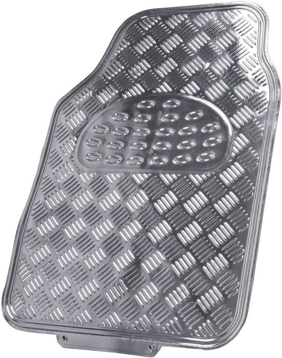 стелки за кола pvc alu look сиви 4броя sumex apa 1000