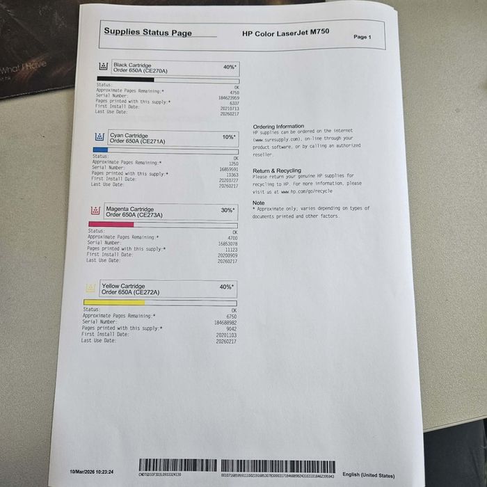 Лазерен принтер HP Color LaserJet
