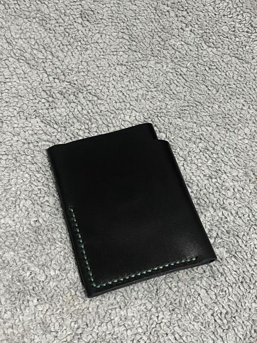 Portofel din piele negru marca ELAN