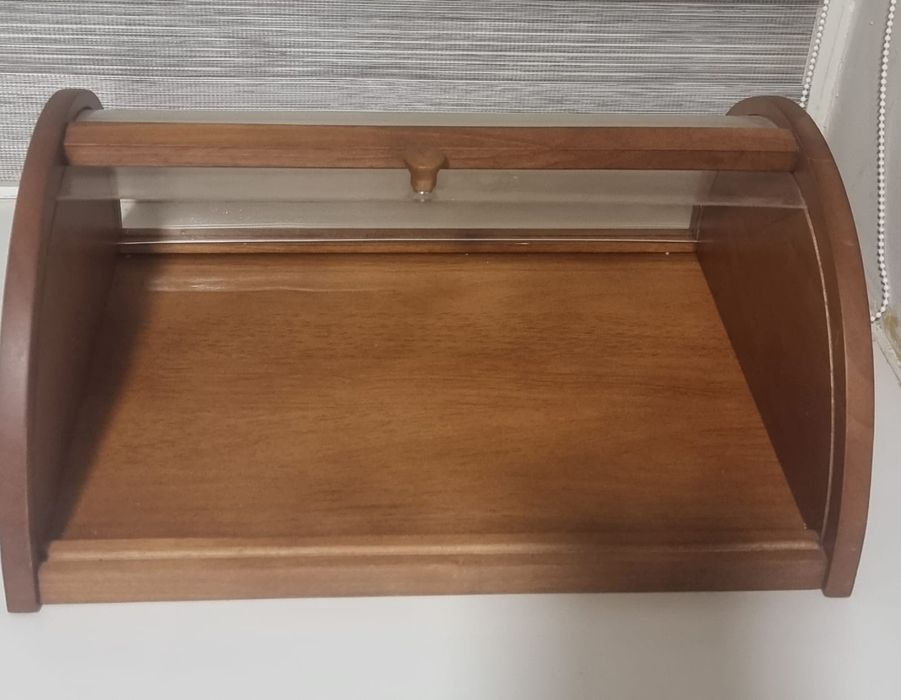 Хлебница откидная из бамбука