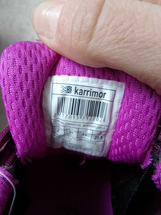Нови маратонки за момиче karrimor 34 размер