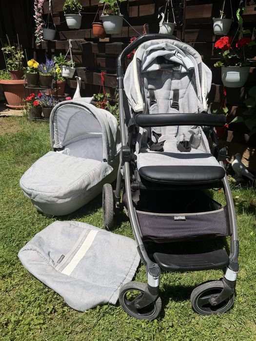 Продавам количка Peg Perego Book S 2в1 – кош за новородено + седалка