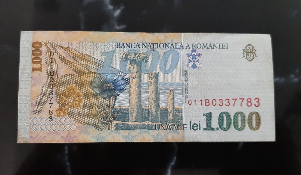 Vând bancnota de 1000 lei