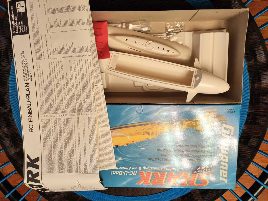 Mini-submarin Graupner Shark + motor Multispeed 500 Duo - modelism