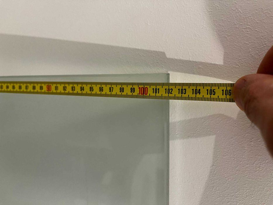 Paravan dus, perete WALK IN, sticla securizata 10mm, 105x210cm, NOU