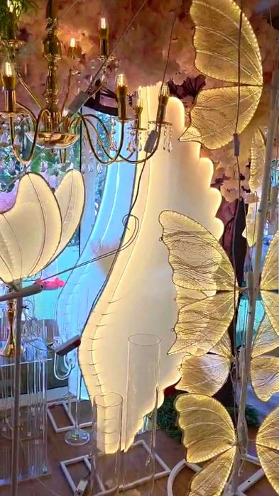 Led светеща пеперуда/ пеперуди