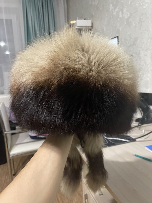 Шапка чернобурка