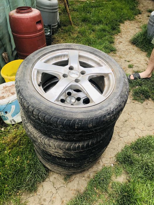 4 cauciucuri Continental cu jante aliaj