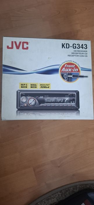 Radio cd receiver mp3 cu fată detasabila jvc