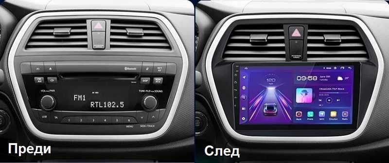 Fiat Sedici/ Suzuki SX4 S-Cross мултимедия GPS навигация