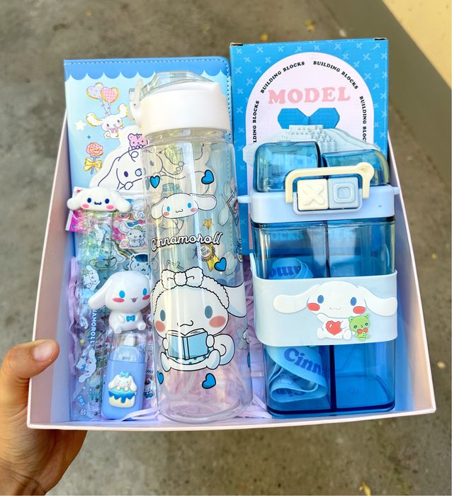 Боксы с канцтоварами для подарка Labubu,Kuromi, Capybara,Hello kitty