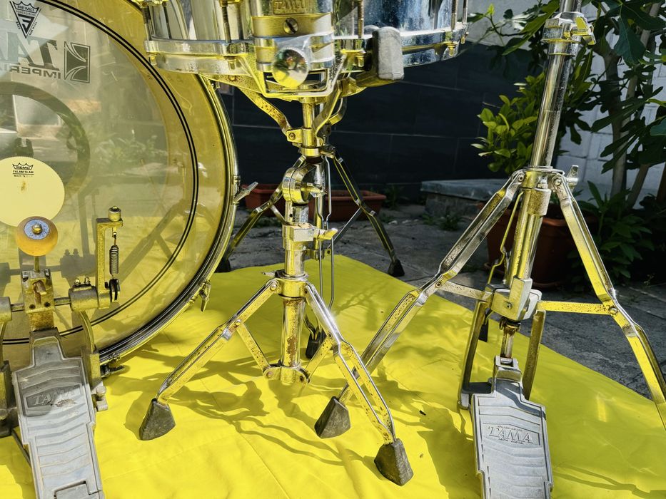 MADE IN JAPAN! 1979 TAMA IMPERIALSTAR пълен сет барабани и стойки!
