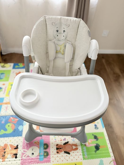 Lorelli Classic стол за хранене Felicita Noble Grey Hippo