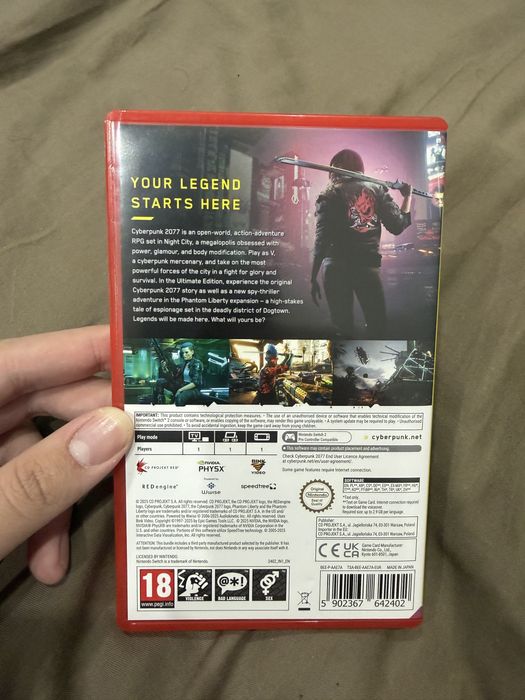 Cyberpunk 2077 Nintendo Switch 2