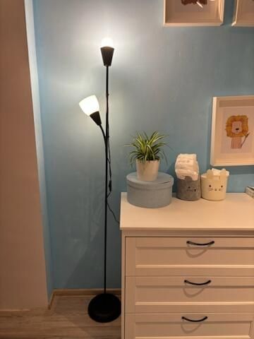 Lampadar înalt cu 2 becuri