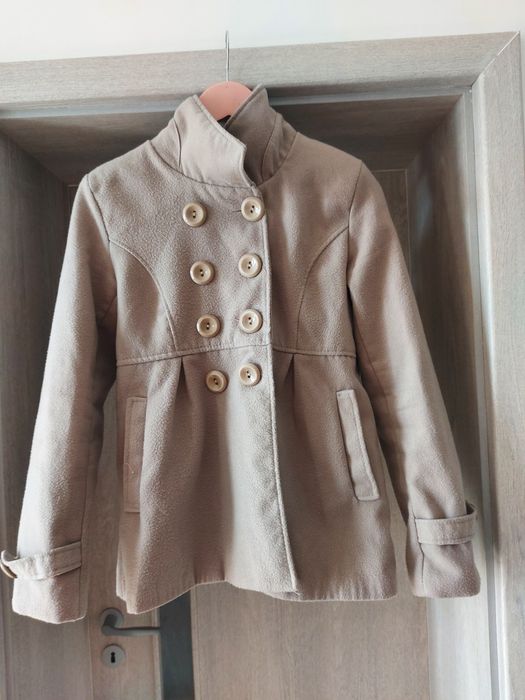 Palton gri scurt 36 38