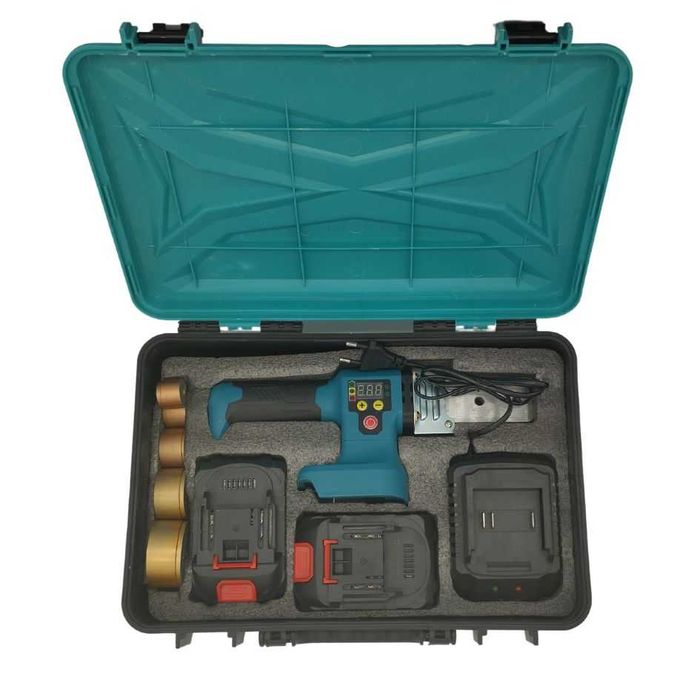 Акумулаторна лепачка за ППР тръби с 5 накрайника Ф20 до  Ф50мм