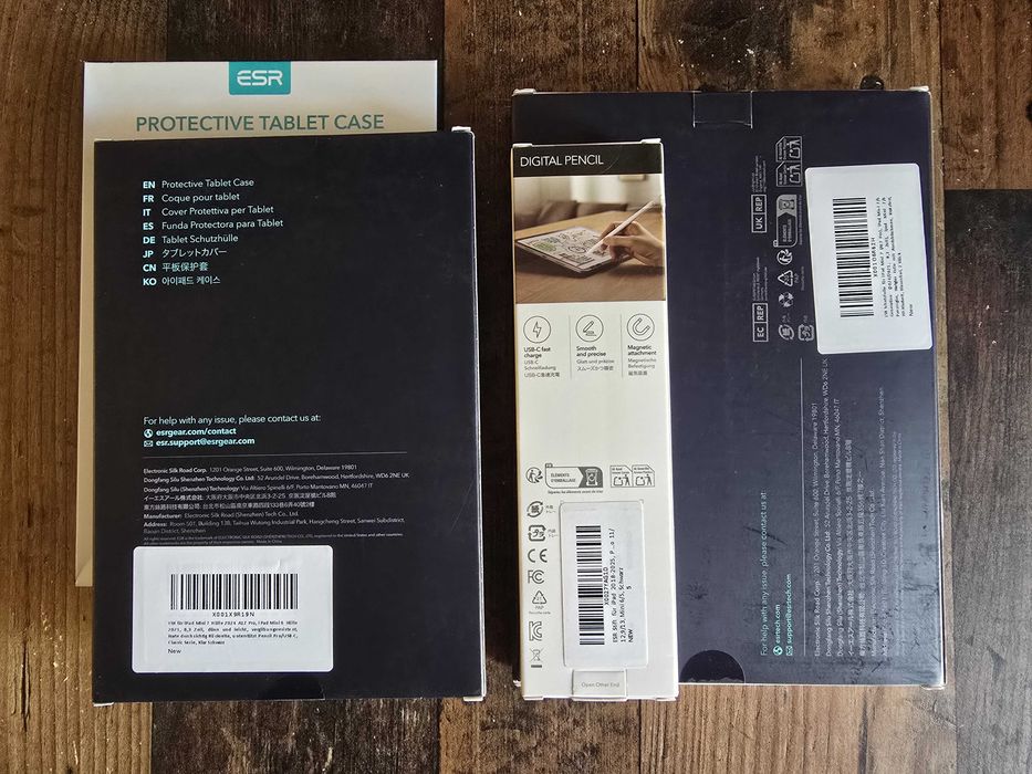 стъклен протектор ESR за iPad Mini 6th gen и  iPad Mini 7th A17 Pro