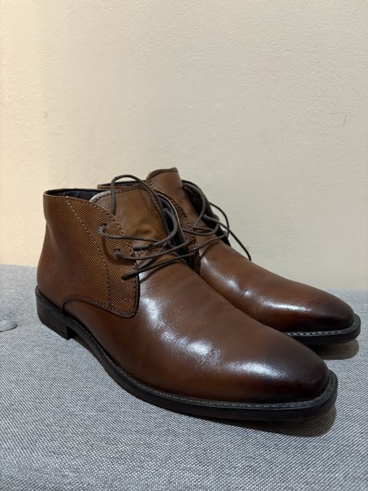 Официални кожени обувки Cafe Moda