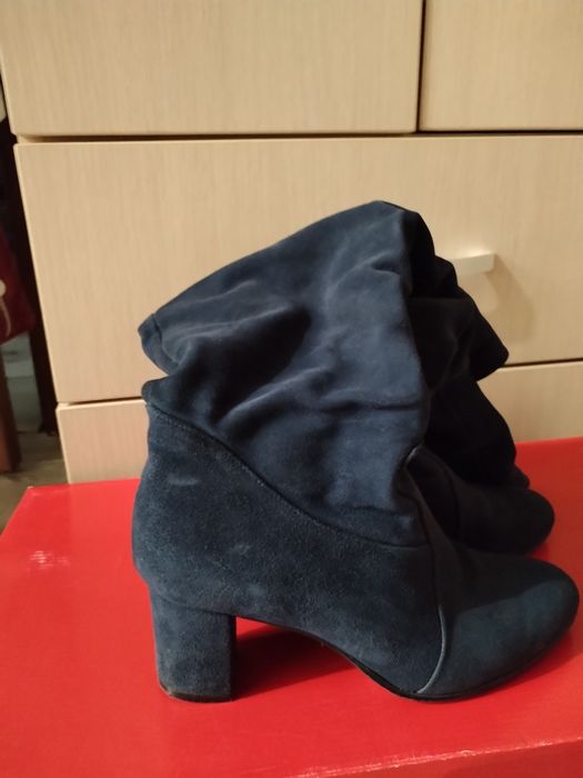 Cizme piele întoarsă