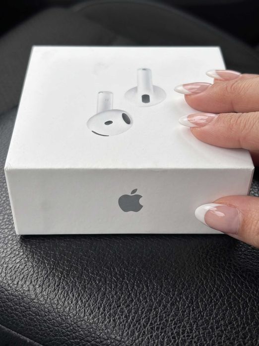 Airpods 4 с шумопотискане, отговаряне с кимване, касова бележка и гаранция, аирподс 4