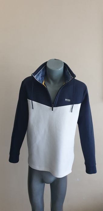 Hugo Boss Sweat 1 Half Zip  M НОВО!  ОРИГИНАЛ! Мъжко горнище с 3/4 Цип