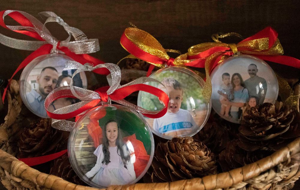 Коледна топка със снимка.