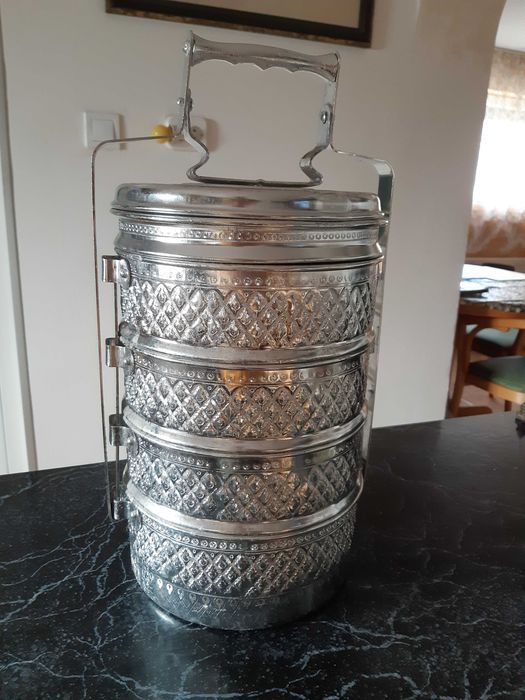 Sufertase aluminiu pt camping cu 5 si 4 boluri