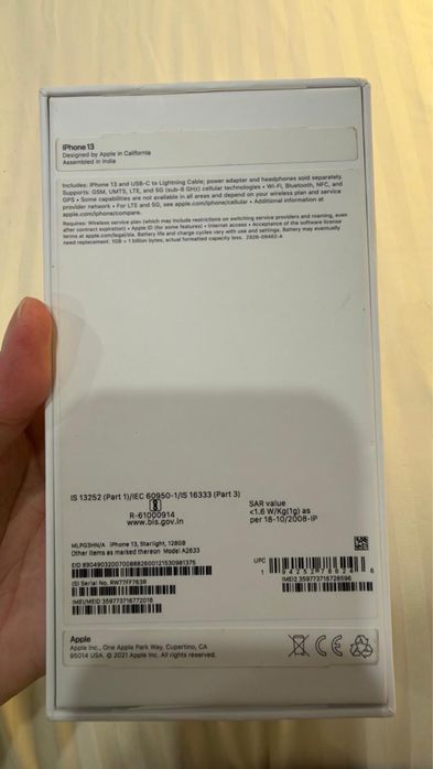 Iphone 13 на 128 гб